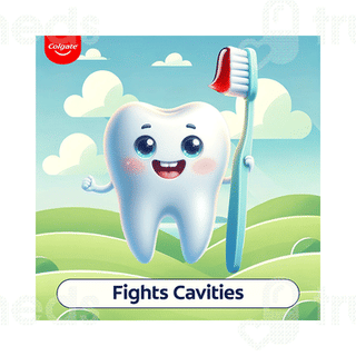 Colgate Anticavity 2 To 5 Years Kids Strawberry Flavor Toothpaste 80gm