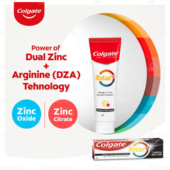 Colgate Total 12 Charcoal Deep Clean Anticavity Toothpaste 150gm With 1 Premium Toothbrush