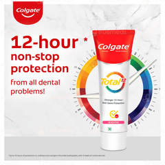 Colgate Total 12 Sensitive Anticavity Toothpaste 150gm With 1 Premium Toothbrush