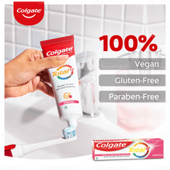 Colgate Total 12 Sensitive Anticavity Toothpaste 150gm With 1 Premium Toothbrush