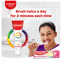 Colgate Total 12 Sensitive Anticavity Toothpaste 150gm With 1 Premium Toothbrush
