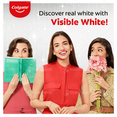 Colgate Visible White Sparkling Mint Toothpaste 100g + 20g Free