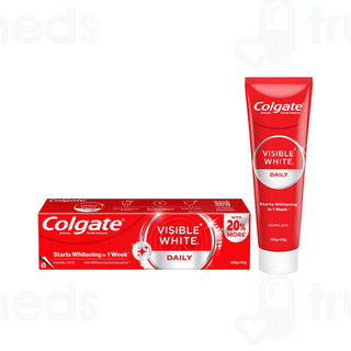Colgate Visible White Sparkling Mint Toothpaste 100g + 20g Free