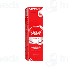 Colgate Visible White Sparkling Mint Toothpaste 100g + 20g Free