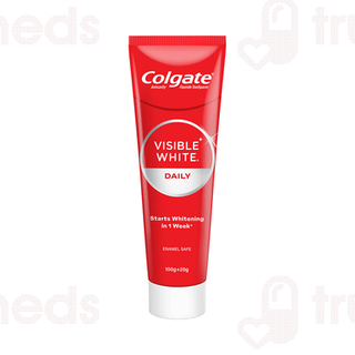 Colgate Visible White Sparkling Mint Toothpaste 100g + 20g Free