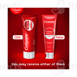 Colgate Visible White Sparkling Mint Toothpaste 100g + 20g Free