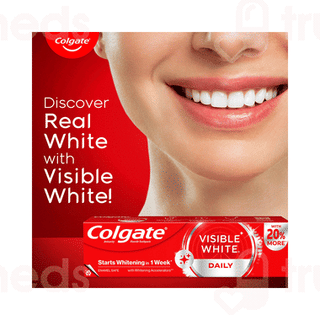 Colgate Visible White Sparkling Mint Toothpaste 100G + 20G Free