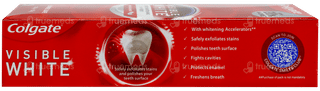 Colgate Visible White Sparkling Mint Toothpaste 100G + 20G Free