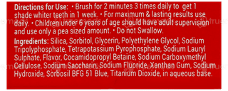 Colgate Visible White Sparkling Mint Toothpaste 100G + 20G Free