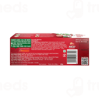 Dabur Red Super Saver Pack Toothpaste 2x200gm