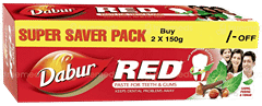 Dabur Red Super Saver Pack Toothpaste 2X150Gm