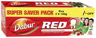 Dabur Red Super Saver Pack Toothpaste 2X150Gm