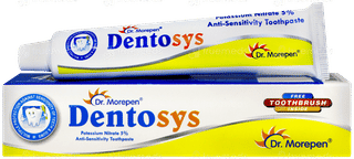 Dentosys Anti Sensitivity Toothpaste 100gm With Toothbrush Free