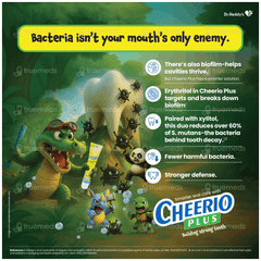 Cheerio Plus Bubble Fruit Flavour Sugar Free Toothpaste 75gm