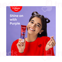 Colgate Visible  White Purple New Toothpaste 100gm+20gm