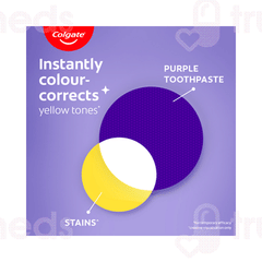 Colgate Visible  White Purple New Toothpaste 100gm+20gm
