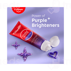 Colgate Visible  White Purple New Toothpaste 100gm+20gm