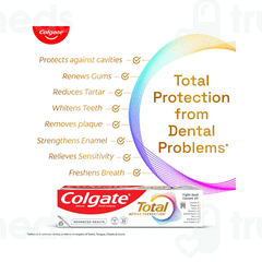 Colgate Total Advanced Health Toothpaste 150gm With Free Premium Toothbrush 1