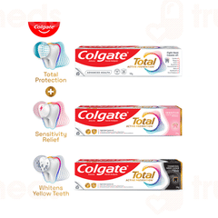 Colgate Total Advanced Health Toothpaste 150gm With Free Premium Toothbrush 1