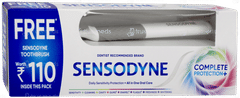 Sensodyne Complete Protection+ Toothpaste 70gm With Toothbrush Free Sensodyne Complete Protection+ Toothpaste 70gm With Toothbrush Free