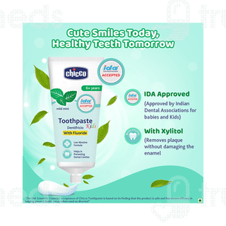 Chicco 6+ Years Mild Mint Kids Toothpaste 70gm