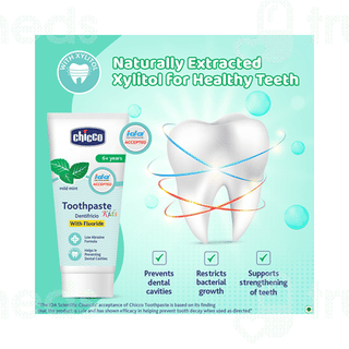 Chicco 6+ Years Mild Mint Kids Toothpaste 70gm