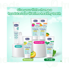 Chicco 6+ Years Mild Mint Kids Toothpaste 70gm Chicco 6+ Years Mild Mint Kids Toothpaste 70gm