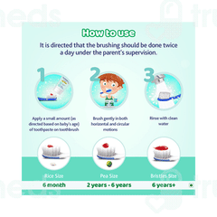 Chicco 6+ Years Mild Mint Kids Toothpaste 70gm Chicco 6+ Years Mild Mint Kids Toothpaste 70gm