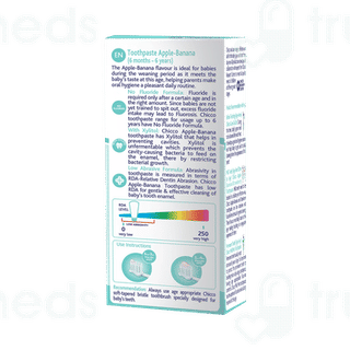 Chicco 6mn To 6yr Apple Banana Kids Toothpaste 50gm