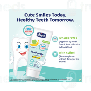 Chicco 6mn To 6yr Apple Banana Kids Toothpaste 50gm