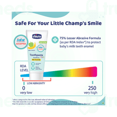 Chicco 6mn To 6yr Apple Banana Kids Toothpaste 50gm