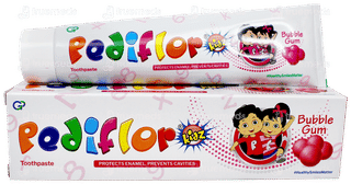 Pediflor Kidz Bubble Gum Toothpaste 70Gm