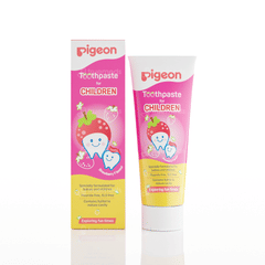 Pigeon Children Strawberry Flavour Toothpaste 45Gm Pigeon Children Strawberry Flavour Toothpaste 45Gm