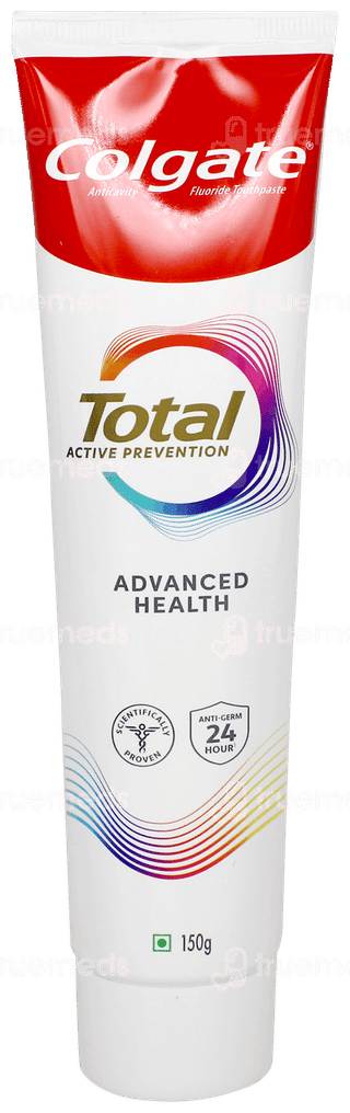 Colgate Total Active Prevention Charcoal Deep Clean Anticavity Toothpaste 150gm With Premium Toothbrush Free