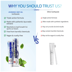 Ayouthveda Ayurvedic Mint Gel Toothpaste 100gm