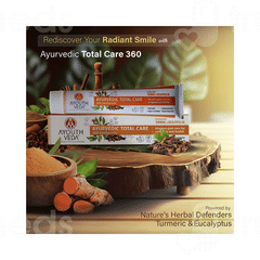 Ayouthveda Ayurvedic Total Care 360 Toothpaste 100Gm
