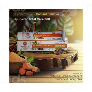 Ayouthveda Ayurvedic Total Care 360 Toothpaste 100Gm