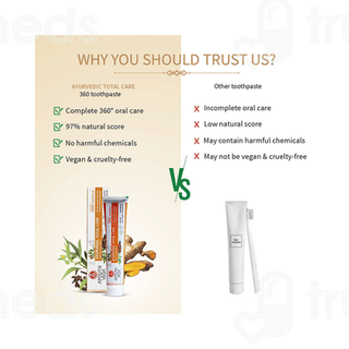 Ayouthveda Ayurvedic Total Care 360 Toothpaste 100Gm