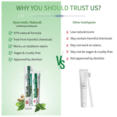 Ayouthveda Ayurvedic Natural Whitening Toothpaste 100gm
