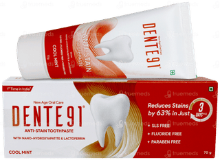 Dente 91 Cool Mint Toothpaste 70gm