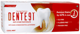 Dente 91 Cool Mint Toothpaste 70gm