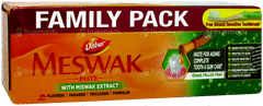 Dabur Meswak Toothpaste 200gm + 100gm With Binaca Sensitive Toothbrush Free Dabur Meswak Toothpaste 200gm + 100gm With Binaca Sensitive Toothbrush Free