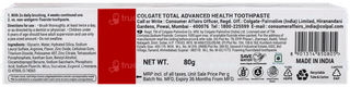 Colgate Total Active Prevention Advance Health Toothpaste 80gm