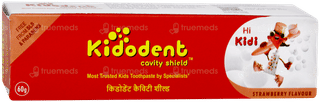 Kidodent Cavity Shield Strawberry Flavour Toothpaste 60gm