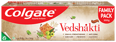 Colgate Vedshakti Family Pack Toothpaste 200Gm+100Gm