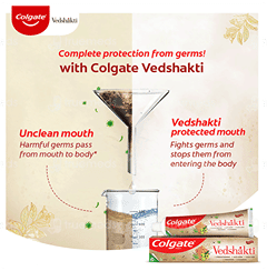 Colgate Vedshakti Family Pack Toothpaste 200Gm+100Gm