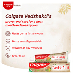 Colgate Vedshakti Family Pack Toothpaste 200Gm+100Gm