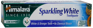 Himalaya Sparkling White Toothpaste Papaya & Pineapple Enzymes 150Gm