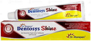 Dentosys Shine Toothpaste 100gm With Toothbrush Free