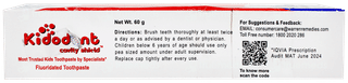 Kidodent Cavity Shield Bubble Gum Flavour Toothpaste 60Gm With Kido Soft Tootbrush Free